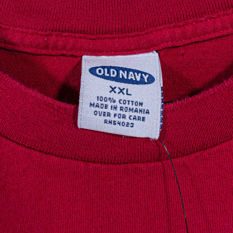 Old Navy Blank Pocket T-Shirt Skate Grunge