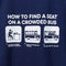 How To Find A Seat On Crowded Bus T-Shirt Joke Funny