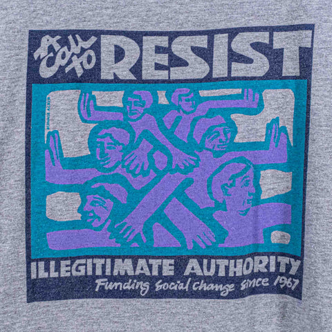 Resist Illegitimate Authority Pop Art T-Shirt Long Sleeve