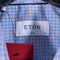 ETON Slim Plaid Button Dress Shirt