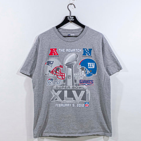 Super Bowl XLVI New York Giants New England Patriots T-Shirt