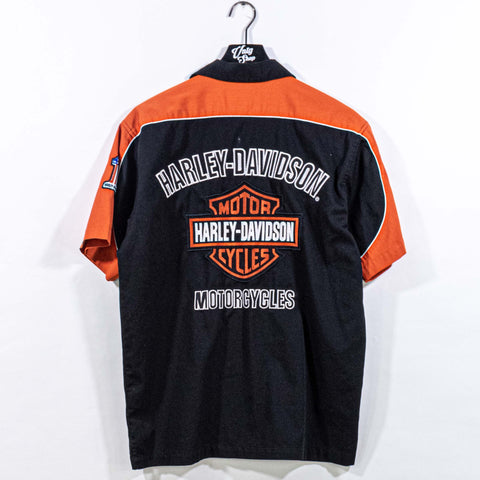Harley Davidson Motorcycles #1 Mechanic Shirt Short Sleeve