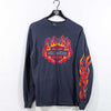 Harley Davidson Motorcycles Flame Long Sleeve T-Shirt Fort Worth