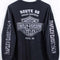 Harley Davidson Motorcycles Route 66 Long Sleeve T-Shirt Skull