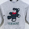 Vermont Flannel Co. Plaid Teddy Bear Sweatshirt