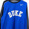 DUKE University Blue Devils NIKE Long Sleeve Jersey Training Top Swoosh