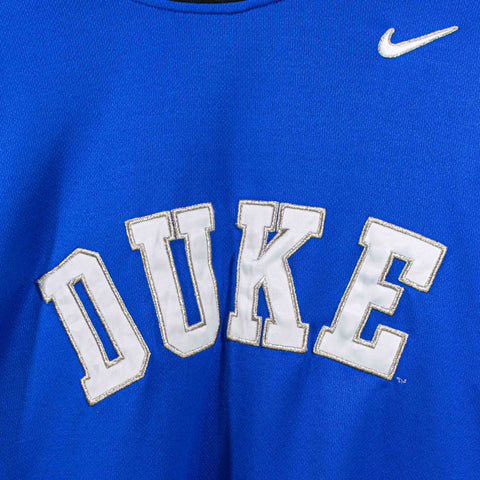 DUKE University Blue Devils NIKE Long Sleeve Jersey Training Top Swoosh