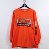 Pure Playaz Logo T-Shirt Long Sleeve Just Bangin Hip Hop