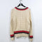 Polo Ralph Lauren Cable Knit Varsity Tennis V Neck Sweater