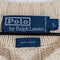 Polo Ralph Lauren Cable Knit Varsity Tennis V Neck Sweater Wool