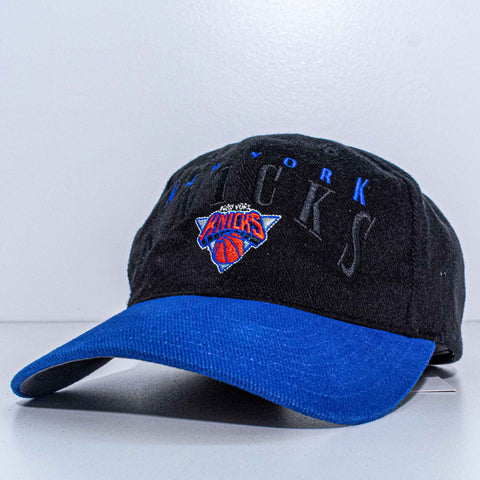 New York Knicks NBA Basketball Hat Twins Enterprise Spell Out Logo