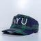 NYU New York University Plaid Snapback Hat Campus Commodities