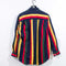 Multicolor Striped Button Down Shirt Hip Hop Cutter & Buck