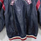 Rocawear Varsity Letterman Leather Bomber Jacket