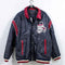 Rocawear Varsity Letterman Leather Bomber Jacket