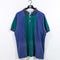 LL Bean Colorblock Sun Faded Rugby Polo Shirt