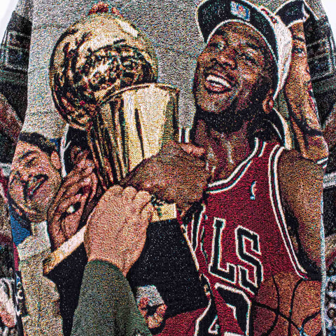 Michael Jordan Finals Trophy Tapestry Sweater