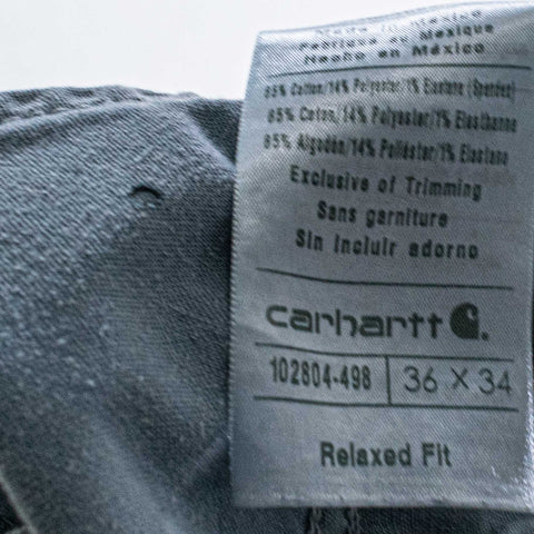 Carhartt Workwear Logo Distressed Jeans