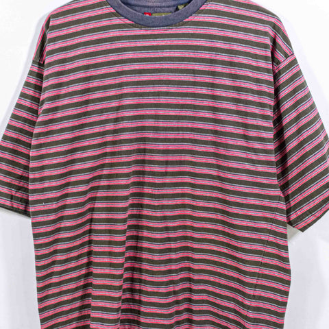 Surf Skate Sun Faded Striped T-Shirt Wearfirst