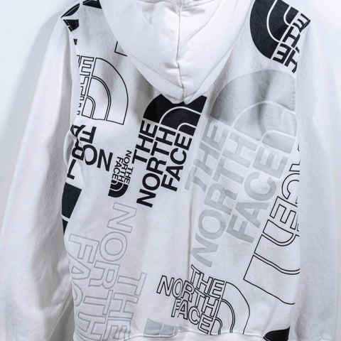 The North Face All Over Print Logo Hoodie Sweatshirt