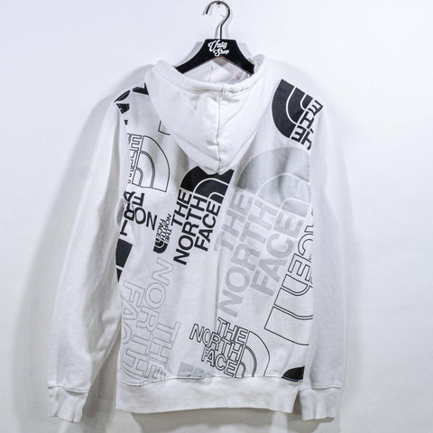 The North Face All Over Print Logo Hoodie Sweatshirt