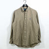 Polo Ralph Lauren Blake Silk Linen Button Down Shirt Distressed