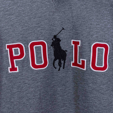 Polo Ralph Lauren Big Pony Spell Out Hoodie Sweatshirt