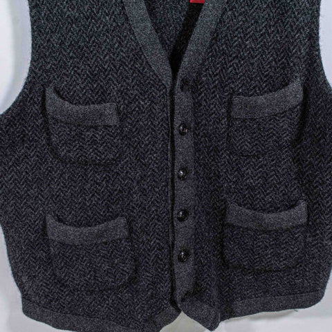 Polo Ralph Lauren Herringbone Wool Cardigan Vest
