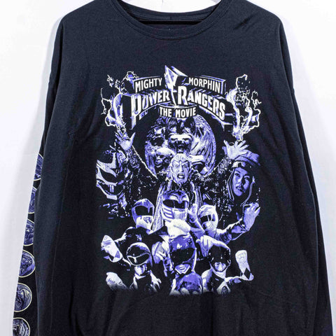 Mighty Morphin Power Rangers The Movie Rap T-Shirt Long Sleeve