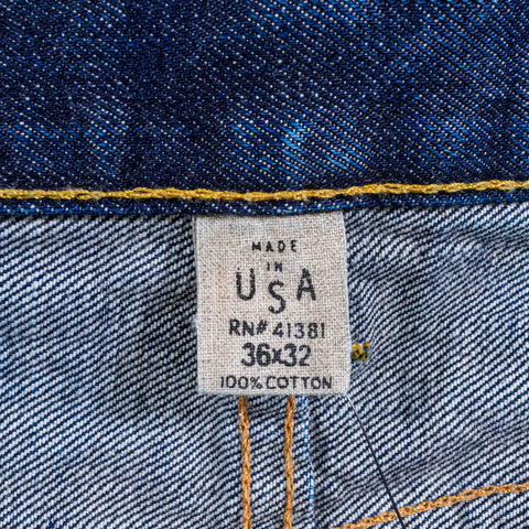 RRL Ralph Lauren Slim Fit Selvedge Denim Jeans Distressed Repaired