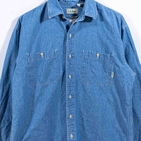 LL Bean Denim Button Shirt