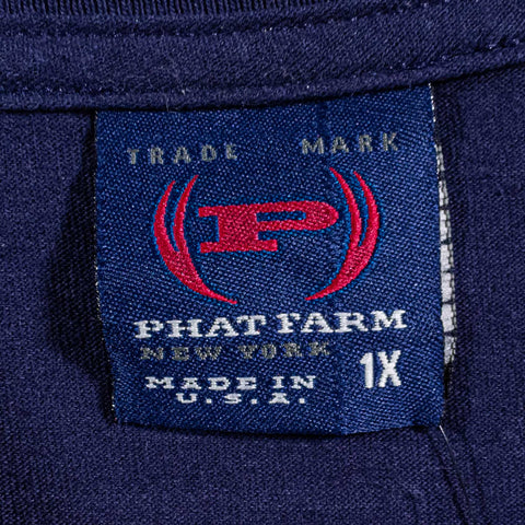 Phat Farm Classic American Flava T-Shirt Made in USA