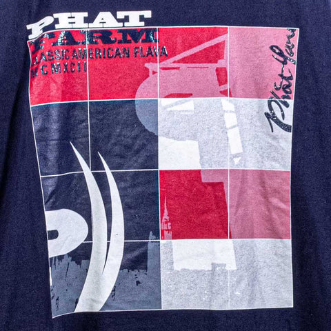 Phat Farm Classic American Flava T-Shirt Made in USA