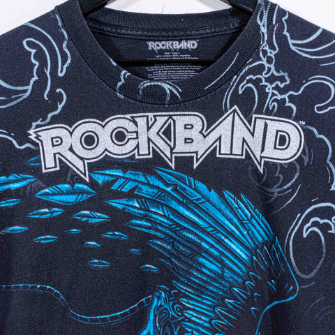 Rockband Eagle AOP T-Shirt Video Game