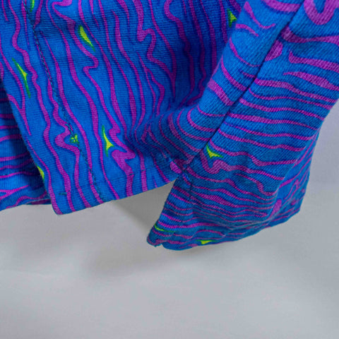 FILA Abstract Neon AOP T-Shirt Tennis Hip Hop