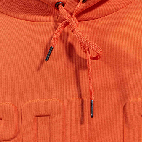 Polo Ralph Lauren Embossed Spell Out Double Knit Hoodie Sweatshirt