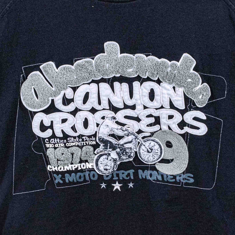 Akademiks Motocross Biker Hip Hop Long Sleeve T-Shirt