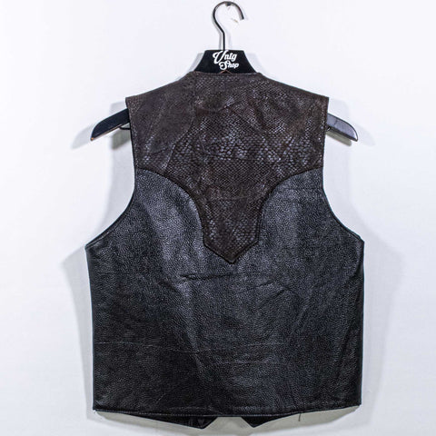 Lambskin Leather Biker Vest Navarre Leather Company