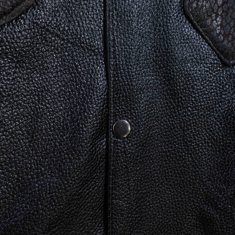 Lambskin Leather Biker Vest Navarre Leather Company