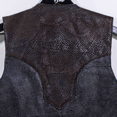 Lambskin Leather Biker Vest Navarre Leather Company