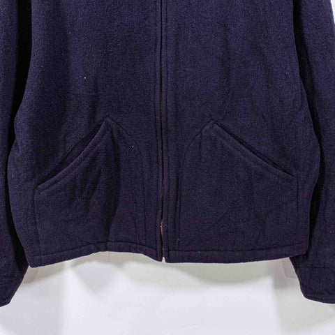 J Crew Oarsman Wool Blend Bomber Jacket