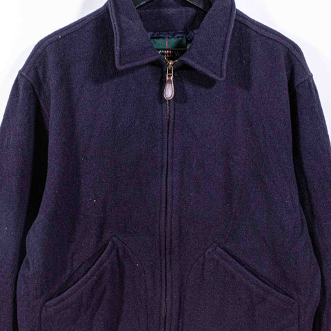J Crew Oarsman Wool Blend Bomber Jacket