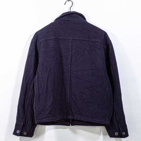 J Crew Oarsman Wool Blend Bomber Jacket