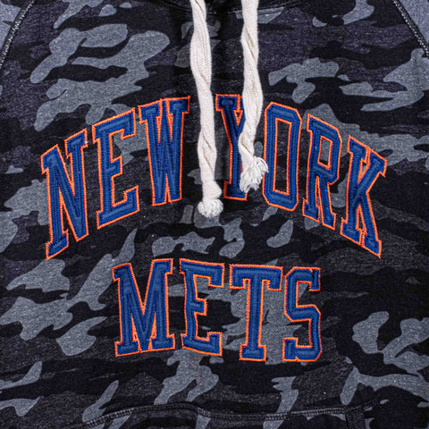 New York Mets MLB Camo Hoodie Sweatshirt Tailgate