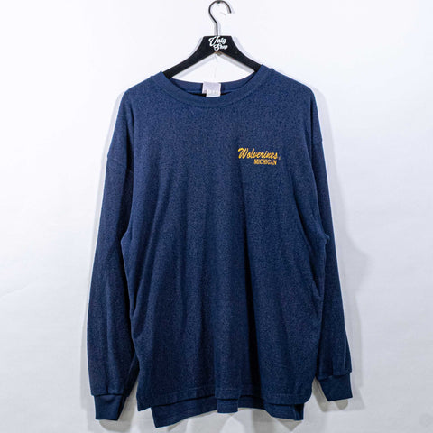 Michigan Wolverines Chalk Line Terry Pullover Shirt