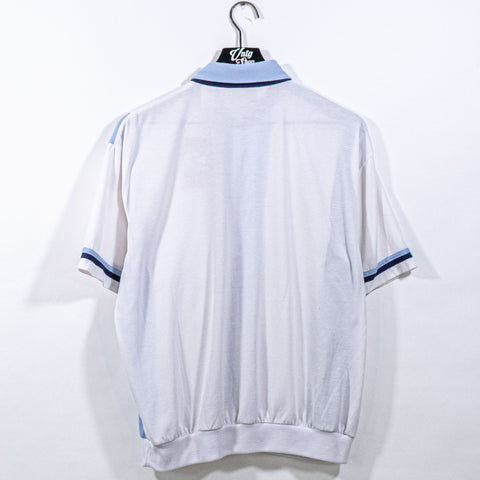 Classics Palm Island Textured Striped Banded Polo Mafia Soprano Style