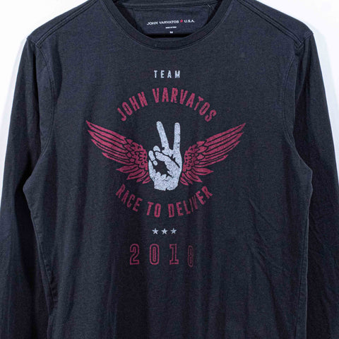 John Varvatos Race To Deliver Long Sleeve T-Shirt