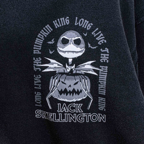 Jack Skellington Pumpkin King Zip Hoodie Sweatshirt Disney