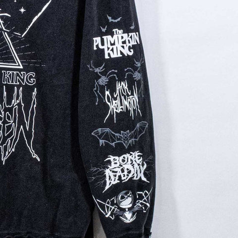 Jack Skellington Pumpkin King Zip Hoodie Sweatshirt Disney