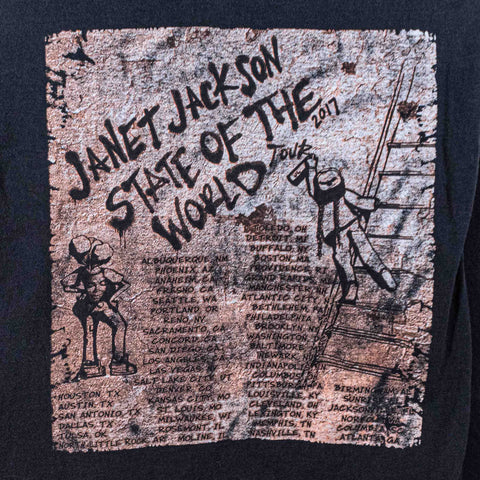 Janet Jackson State of The World Tour Long Sleeve T-Shirt
